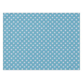 Schattige Baby Blue Star Lichtgrijs Herhalingspatr Tafelkleed (Voorkant (Horizontaal))