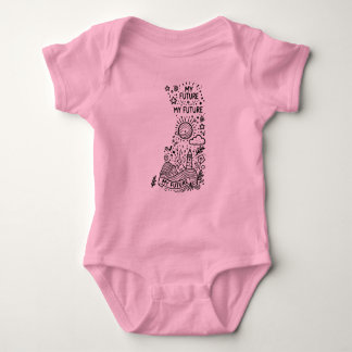 Schattige Baby Bodysuit - My Future Dreamer Design
