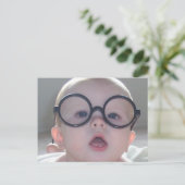 Schattige Baby Briefkaart (Staand voorkant)