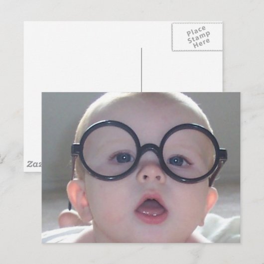 Schattige Baby Briefkaart (Voorkant / Achterkant)