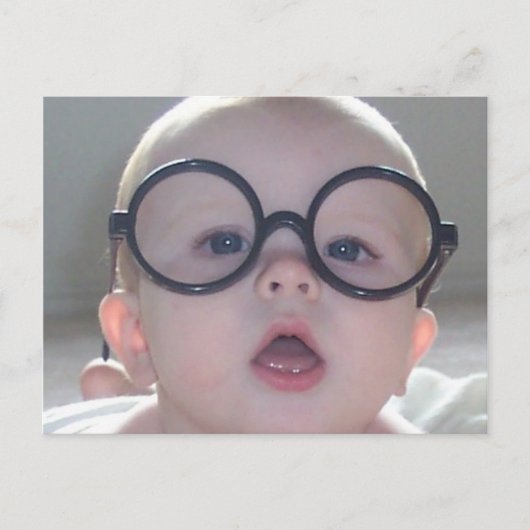 Schattige Baby Briefkaart (Voorkant)