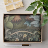 Schattige Baby Brown Beer William Morris geïnspire Tissuepapier (Geschenk)