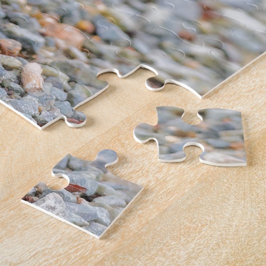 Schattige Baby Canada Goose op de grind Legpuzzel (Zijkant)