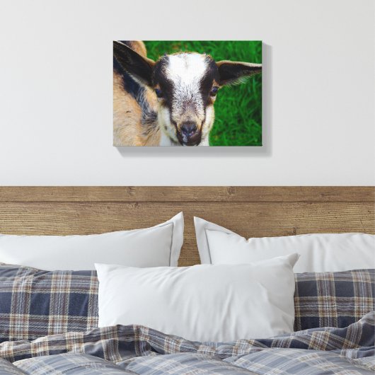 Schattige Baby Canvas Afdruk (Insitu (Slaapkamer))