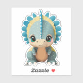 Schattige baby cartoon dinosaurus sticker (Vel)