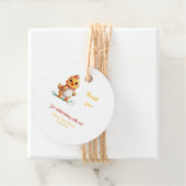 Schattige baby chick Baby shower dank u Bedankjes Labels (In situ)