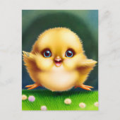 Schattige Baby Chick Briefkaart (Voorkant)