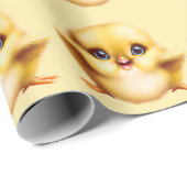 Schattige Baby Chick Cadeaupapier (Rol Hoek)