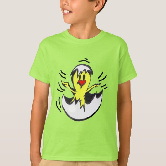 Schattige Baby Chick Kinder T-shirt (Voorkant)