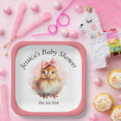 Schattige baby Chick Paper Bord (Feest)