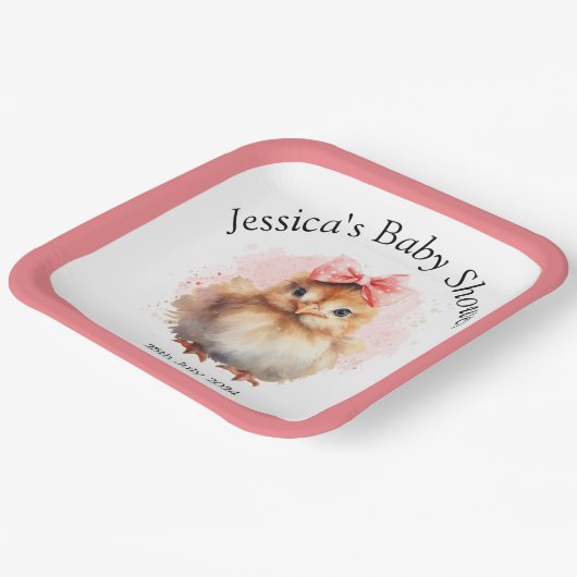 Schattige baby Chick Paper Bord (Gebogen)