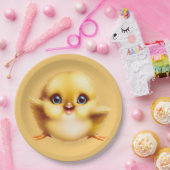 Schattige Baby Chick Papieren Bordje (Feest)