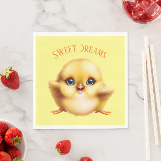 Schattige Baby Chick Servet