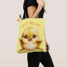 Schattige Baby Chick Tote Bag