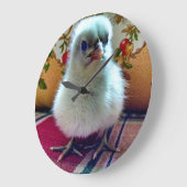 Schattige Baby Chick Wall klok (Hoek)