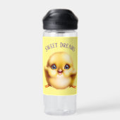 Schattige Baby Chick Waterfles (Achterkant)