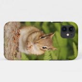 Schattige Baby-chipmunk met Snack Case-Mate iPhone Case (Achterkant (horizontaal))