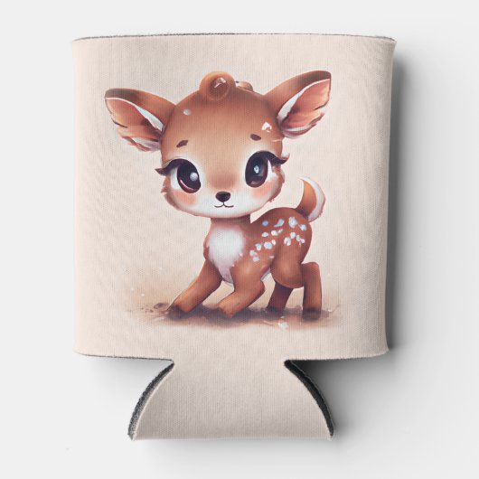 Schattige Baby Deer Blikjeskoeler (Voorkant)