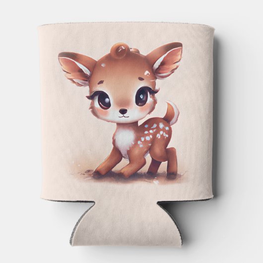 Schattige Baby Deer Blikjeskoeler (Achterkant)