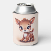 Schattige Baby Deer Blikjeskoeler (Blikje Achterkant)