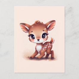 Schattige Baby Deer Briefkaart