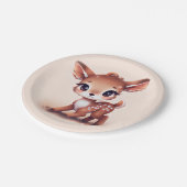 Schattige Baby Deer Papieren Bordje (Gekanteld)