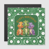 Schattige Baby Dinosaur's Party (Voorkant / Achterkant)