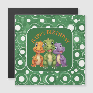 Schattige Baby Dinosaur's Party