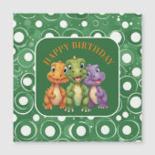 Schattige Baby Dinosaur's Party (Voorkant)