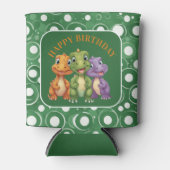 Schattige Baby Dinosaur's Party Blikjeskoeler (Voorkant)