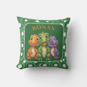 Schattige Baby Dinosaur's Party Kussen
