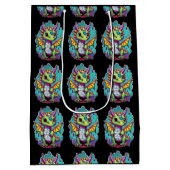 Schattige Baby Dinosaurus 2 | Jurassic Joy Medium Cadeauzakje (Achterkant)