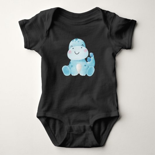 Schattige baby dinosaurus  romper (Voorkant)