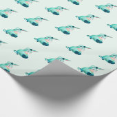 Schattige Baby Donkey Grappig inpakpapier (Hoek)