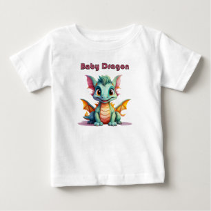 Schattige Baby Draak – Aardige Fantasy T-Shirt
