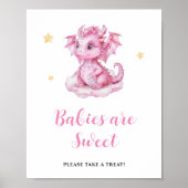 Schattige Baby Draak Babies zijn Schattig  Poster (Voorkant)