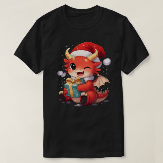 Schattige Baby Draak met Cadeau – Grappige Fantasy T-shirt