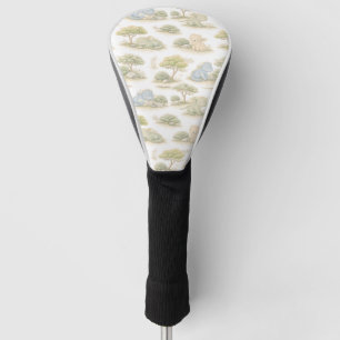 Schattige Baby Draak Pastel Bos Patroon (1) Golfheadcover