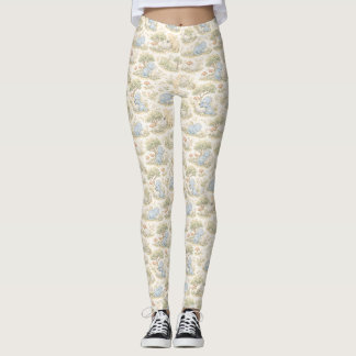 Schattige Baby Draak Pastel Bos Patroon (3) Leggings