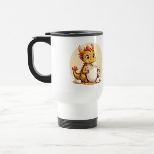 Schattige Baby Draak Warme Chocolade Kinderen Kawa Reisbeker