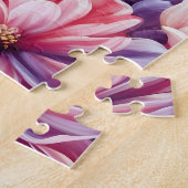 Schattige Baby Dragon bloemportret Legpuzzel (Zijkant)