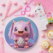 Schattige baby dragon papier bord (Feest)