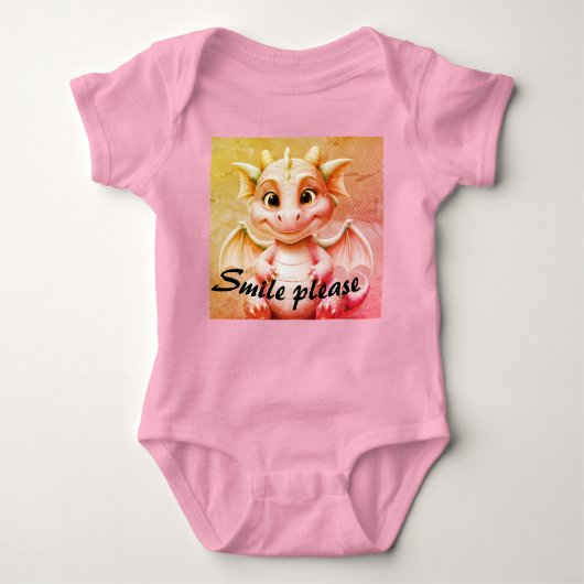 Schattige Baby drakenkostuumjurk Romper (Voorkant)