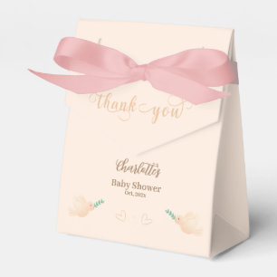 Schattige Baby Duif Baby Shower Bedankdoosjes