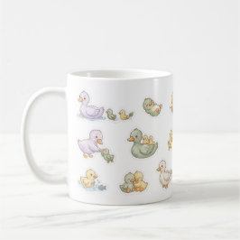 Schattige Baby Eend Cartoon Koffiemok