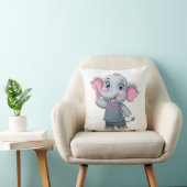 Schattige Baby Elephant Sierkussen (Stoel)