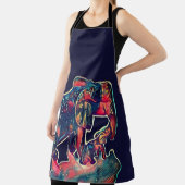 schattige baby en slijmvliesolifant schort (Insitu)