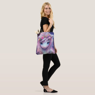 Schattige Baby Fantasy Eenhoorn Tote Bag