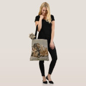 Schattige Baby Fawn Tote Bag (Op model)