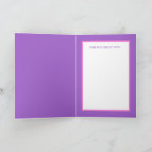 schattige baby First Birthday Kaart (Binnen)